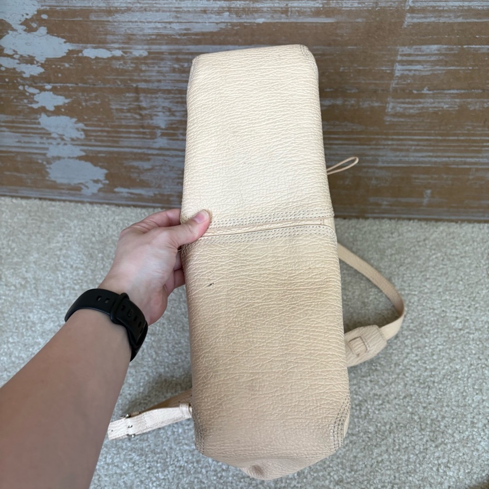 3.1 Phillip Lim Pashil Leather Satchel Crossbody Bag Tan Preppy Boho Light Tan - Picture 4 of 10